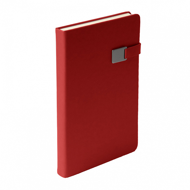 Ежедневник недатированный Spirit , А5, красный, кремовый блок с логотипом  заказать по выгодной цене в кибермаркете AvroraStore