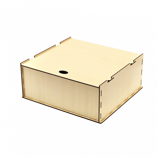 Подарочная коробка ламинированная из HDF 24,5*25,5*10,5 см с логотипом  заказать по выгодной цене в кибермаркете AvroraStore