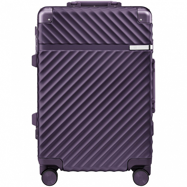 Чемодан Aluminum Frame PC Luggage V1, фиолетовый с логотипом  заказать по выгодной цене в кибермаркете AvroraStore