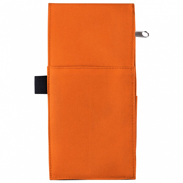 Органайзер на ежедневник Belt, оранжевый с логотипом  заказать по выгодной цене в кибермаркете AvroraStore