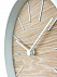 Часы настенные Kudo, беленый дуб с логотипом  заказать по выгодной цене в кибермаркете AvroraStore