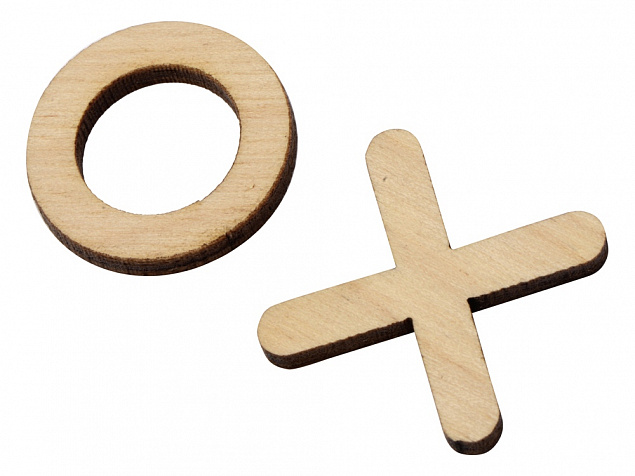 Деревянная игра Крестики нолики (сувениры повседневные) с логотипом  заказать по выгодной цене в кибермаркете AvroraStore
