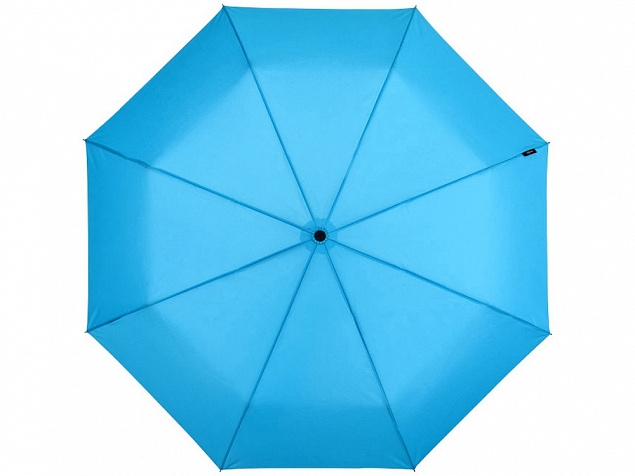 Зонт Traveler автоматический 21,5, синий с логотипом  заказать по выгодной цене в кибермаркете AvroraStore