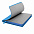 Ежедневник недатированный Pulpy, А5,  синий, кремовый блок, синий срез с логотипом  заказать по выгодной цене в кибермаркете AvroraStore