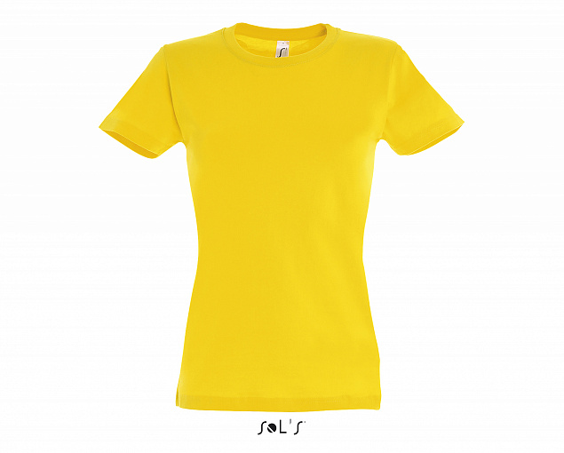Фуфайка (футболка) IMPERIAL женская,Жёлтый 3XL с логотипом  заказать по выгодной цене в кибермаркете AvroraStore
