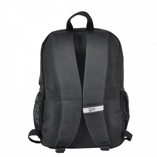 Рюкзак Cool, синий/чёрный, 43 x 30 x 13 см, 100% полиэстер  с логотипом  заказать по выгодной цене в кибермаркете AvroraStore