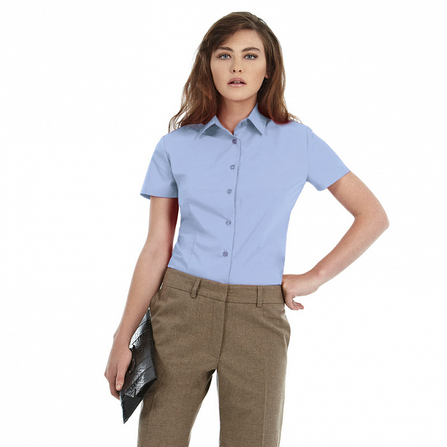 Рубашка женская с коротким рукавом Smart SSL/women с логотипом  заказать по выгодной цене в кибермаркете AvroraStore