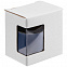 Коробка с окном Lilly, белая с логотипом  заказать по выгодной цене в кибермаркете AvroraStore