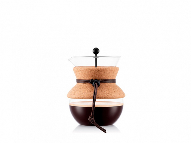 Кофеварка «POUR OVER», 500 мл с логотипом  заказать по выгодной цене в кибермаркете AvroraStore