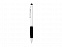 Ручка-стилус шариковая Ziggy черные чернила, серебристый/черный с логотипом  заказать по выгодной цене в кибермаркете AvroraStore