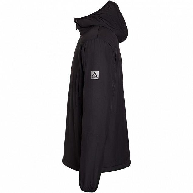 Куртка мужская Outdoor Fleece Lined Jacket, черная с логотипом  заказать по выгодной цене в кибермаркете AvroraStore