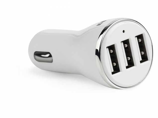 Адаптер автомобильный USB  Kubic A3 с логотипом  заказать по выгодной цене в кибермаркете AvroraStore