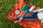 Плед для пикника Comfy, светло-зеленый с логотипом  заказать по выгодной цене в кибермаркете AvroraStore