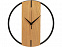 Деревянные часы с металлическим ободом «Time Wheel» с логотипом  заказать по выгодной цене в кибермаркете AvroraStore