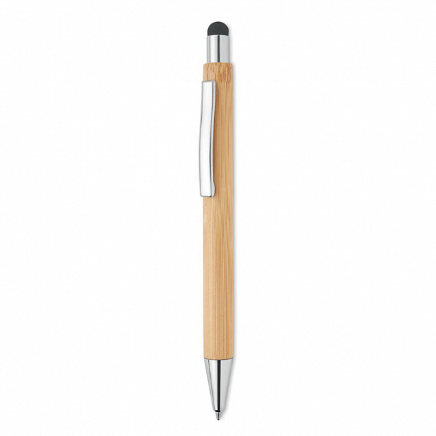 Бамбуковая ручка стилус с логотипом  заказать по выгодной цене в кибермаркете AvroraStore