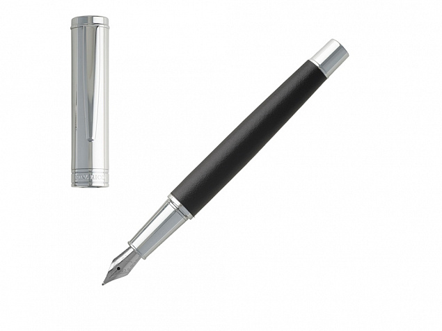 Ручка перьевая Sellier Noir с логотипом  заказать по выгодной цене в кибермаркете AvroraStore