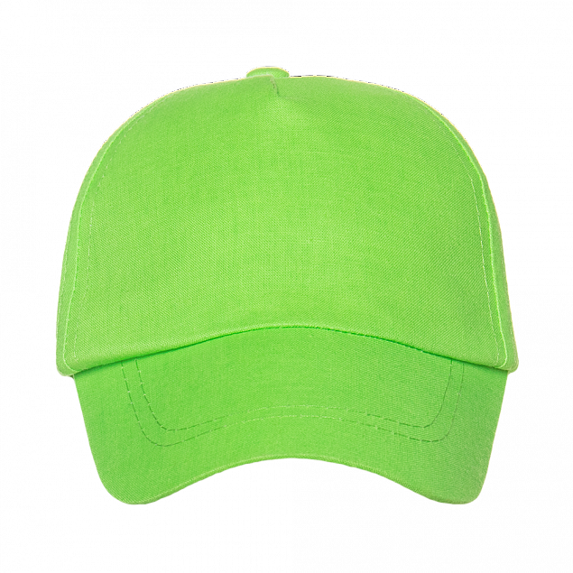 Бейсболка детская 10JU Ярко-зелёный с логотипом  заказать по выгодной цене в кибермаркете AvroraStore