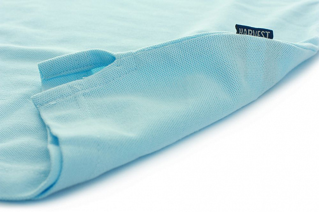 Рубашка поло женская SEMORA, темно-синяя с логотипом  заказать по выгодной цене в кибермаркете AvroraStore