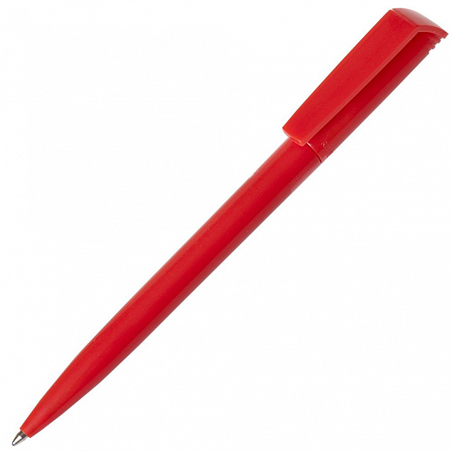 Ручка шариковая Flip, красная с логотипом  заказать по выгодной цене в кибермаркете AvroraStore