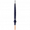 Зонт-трость Nature Stick AC, синий с логотипом  заказать по выгодной цене в кибермаркете AvroraStore