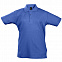 Рубашка поло детская Summer II Kids 170, ярко-синяя с логотипом  заказать по выгодной цене в кибермаркете AvroraStore