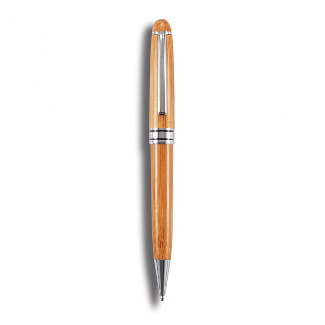 Бамбуковая ручка в пенале Bamboo с логотипом  заказать по выгодной цене в кибермаркете AvroraStore