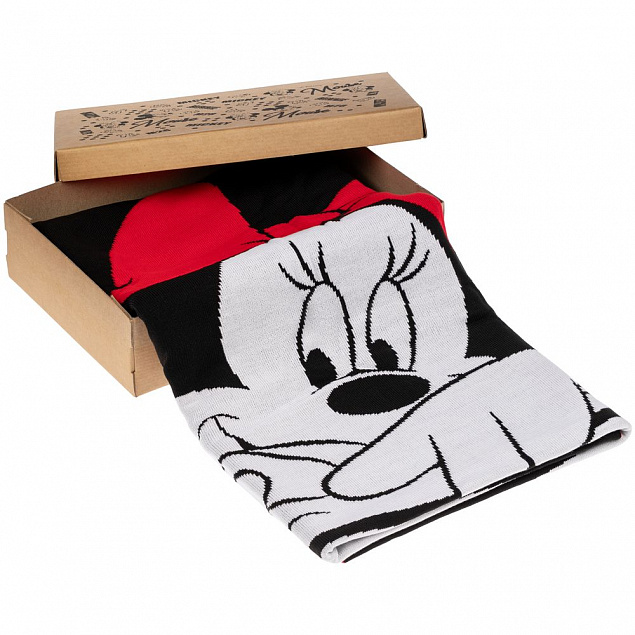 Плед «Минни Маус» в подарочной упаковке с логотипом  заказать по выгодной цене в кибермаркете AvroraStore
