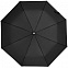 Зонт складной Rain Pro, черный с логотипом  заказать по выгодной цене в кибермаркете AvroraStore