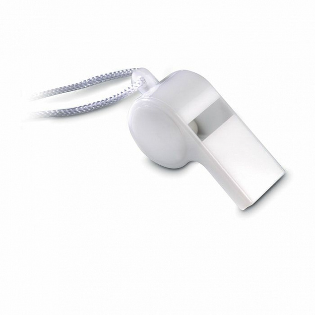 Свисток Ready, белый с логотипом  заказать по выгодной цене в кибермаркете AvroraStore
