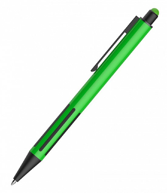 Ручка шариковая со стилусом IMPRESS TOUCH, прорезиненный грип с логотипом  заказать по выгодной цене в кибермаркете AvroraStore