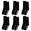 Набор из 6 пар носков Hard Work Black с логотипом  заказать по выгодной цене в кибермаркете AvroraStore