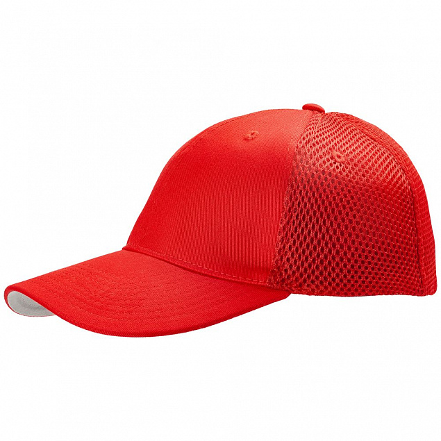 Бейсболка Ronas Hill, красная с логотипом  заказать по выгодной цене в кибермаркете AvroraStore
