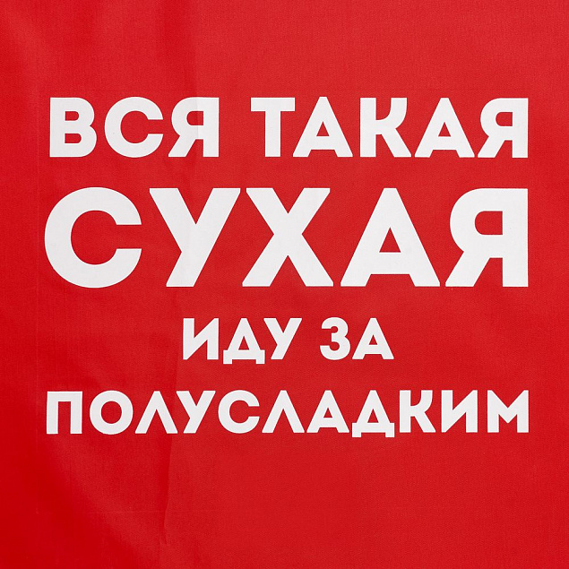 Дождевик «Вся такая сухая», красный с логотипом  заказать по выгодной цене в кибермаркете AvroraStore
