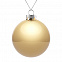 Елочный шар Finery Gloss, 10 см, глянцевый золотистый с логотипом  заказать по выгодной цене в кибермаркете AvroraStore