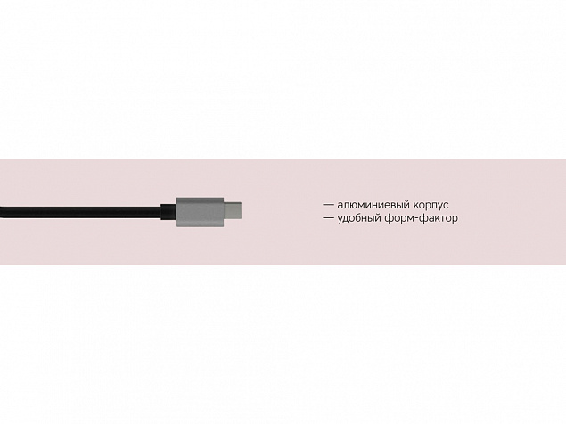 Хаб USB Type-C Station с логотипом  заказать по выгодной цене в кибермаркете AvroraStore