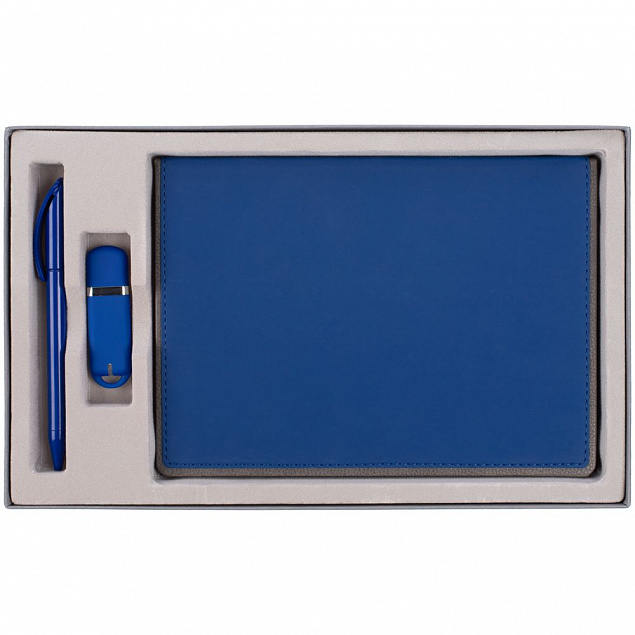 Набор Frame, синий с логотипом  заказать по выгодной цене в кибермаркете AvroraStore