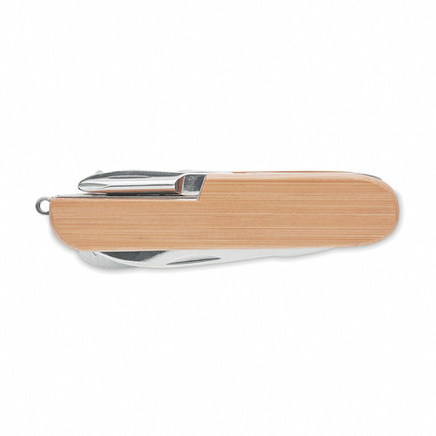Нож перочинный из бамбука с логотипом  заказать по выгодной цене в кибермаркете AvroraStore