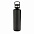 Герметичная вакуумная бутылка, черная с логотипом  заказать по выгодной цене в кибермаркете AvroraStore