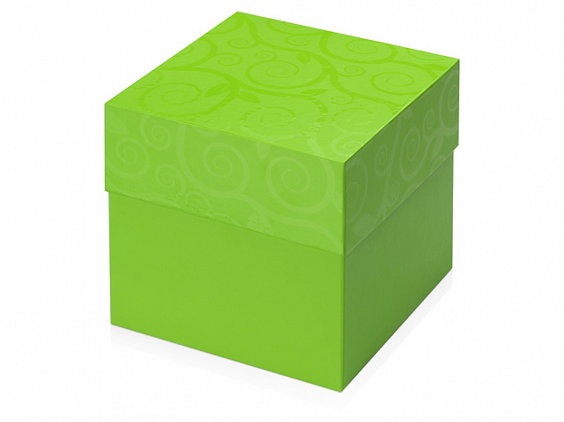 Подарочная коробка Древо жизни, зеленое яблоко с логотипом  заказать по выгодной цене в кибермаркете AvroraStore