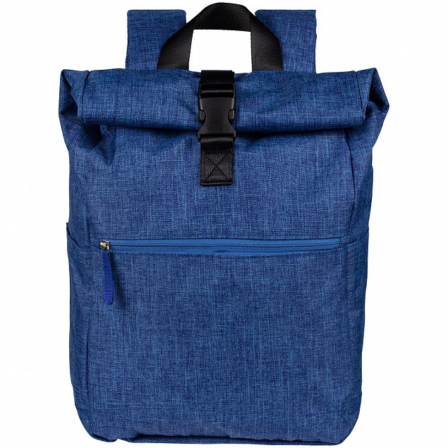 Рюкзак Packmate Roll, синий с логотипом  заказать по выгодной цене в кибермаркете AvroraStore