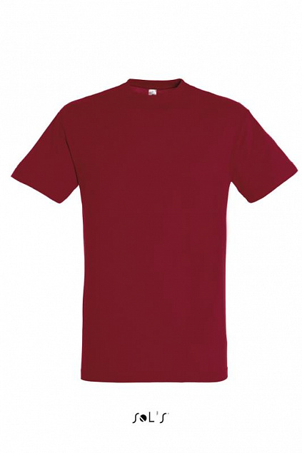 Фуфайка (футболка) REGENT мужская,Красное танго L с логотипом  заказать по выгодной цене в кибермаркете AvroraStore