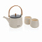 Набор керамический чайник Ukiyo с чашками с логотипом  заказать по выгодной цене в кибермаркете AvroraStore