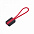 Пуллер для молнии, красный с логотипом  заказать по выгодной цене в кибермаркете AvroraStore