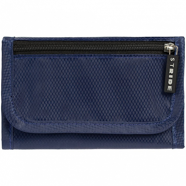 Кошелек Torren с RFID-защитой, синий с логотипом  заказать по выгодной цене в кибермаркете AvroraStore