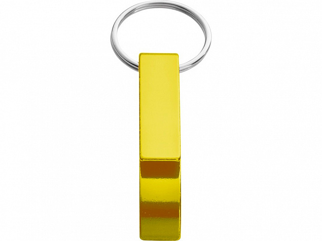 Брелок-открывалка для бутылок и банок Tao, золотистый с логотипом  заказать по выгодной цене в кибермаркете AvroraStore
