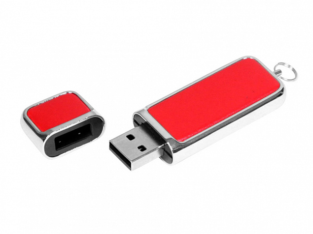 USB 2.0- флешка на 8 Гб компактной формы с логотипом  заказать по выгодной цене в кибермаркете AvroraStore