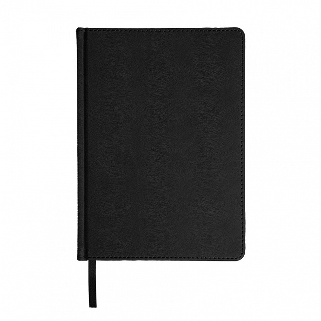 Ежедневник недатированный Anderson, А5,  черный, белый блок с логотипом  заказать по выгодной цене в кибермаркете AvroraStore