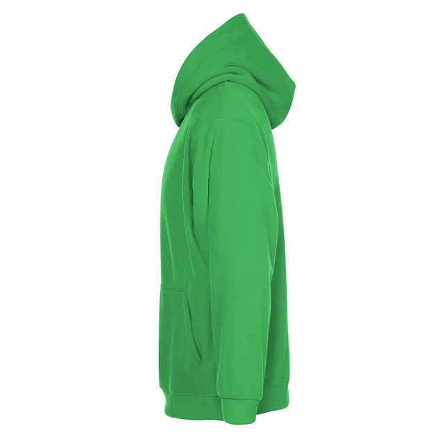 Худи флисовое унисекс Manakin, зеленое яблоко с логотипом  заказать по выгодной цене в кибермаркете AvroraStore