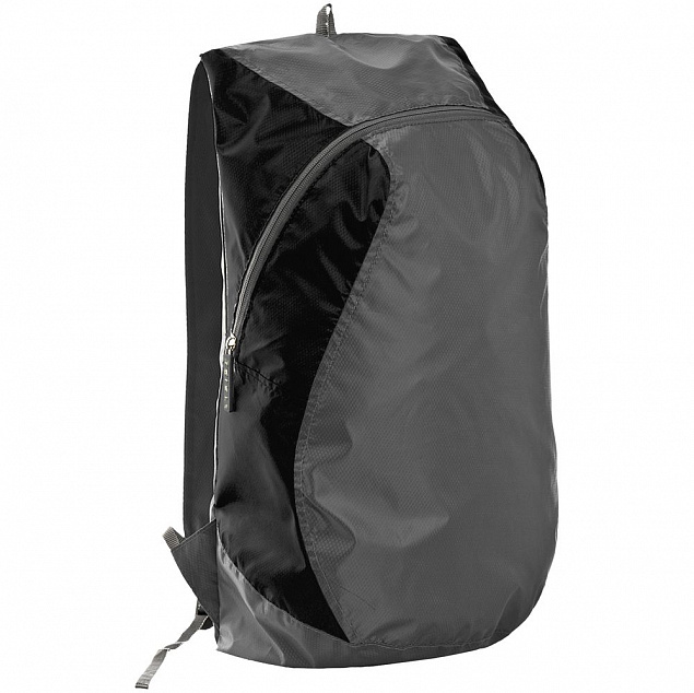 Складной рюкзак Wick, серый с логотипом  заказать по выгодной цене в кибермаркете AvroraStore