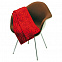 Плед Asanoha, красный с логотипом  заказать по выгодной цене в кибермаркете AvroraStore
